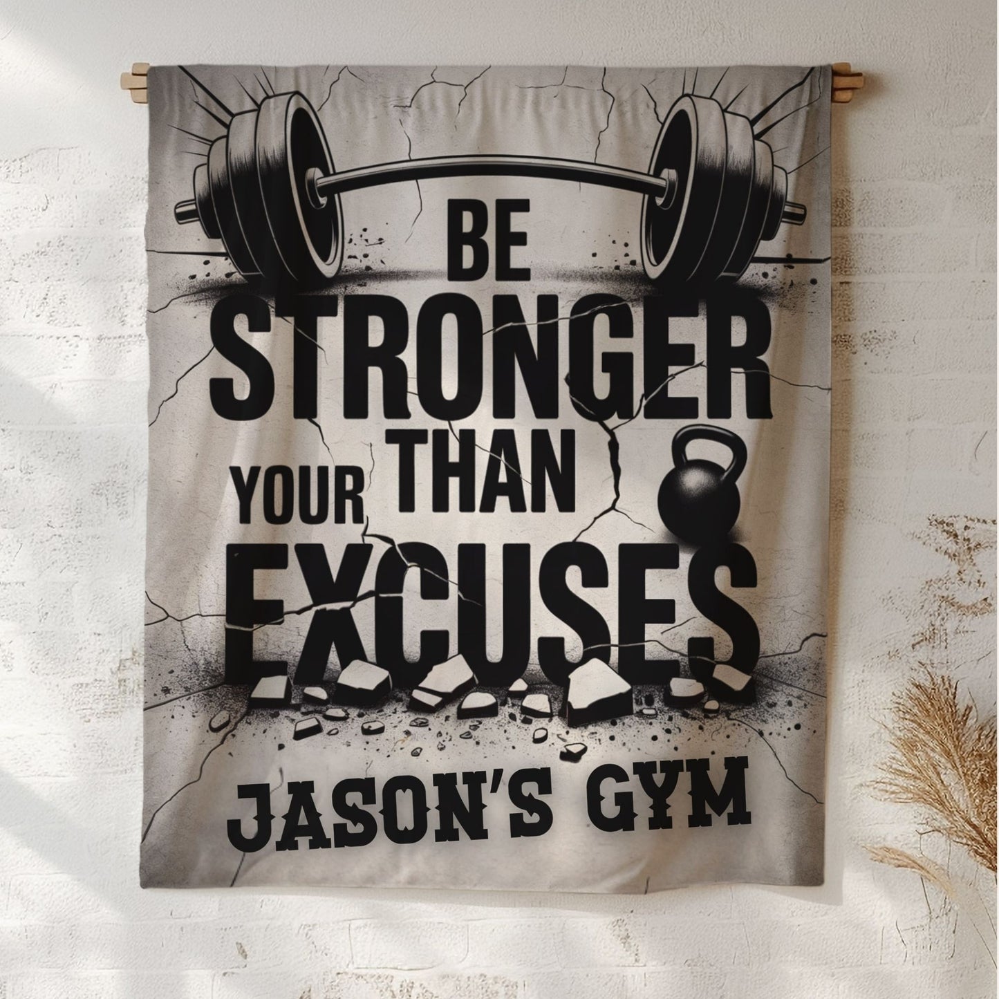 Personalized Gym Tapestry
