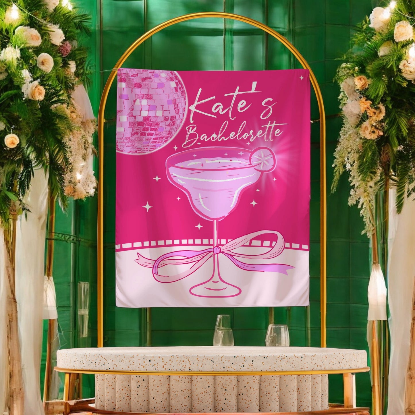 Disco Bachelorette Banner – Custom Bach Décor | #57