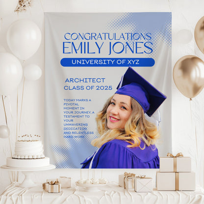 Custom Graduation Backdrop Banner- #6