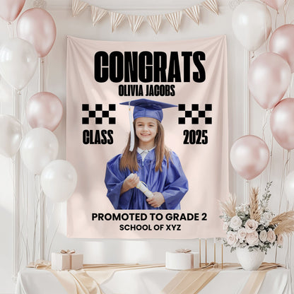 Custom Graduation Backdrop Banner- #4