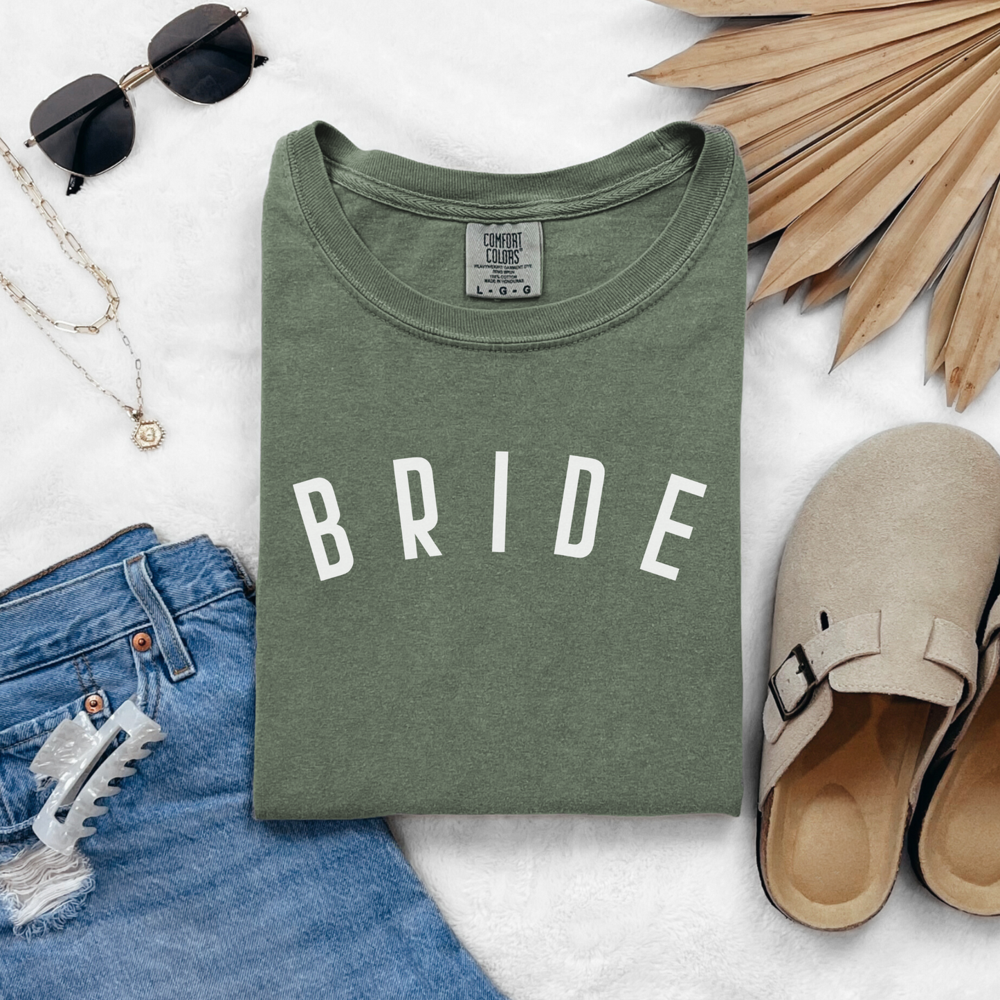 Minimalist Bride Shirt❤️‍🔥Premium Vintage Look🔥Comfort Colors Shirt© 1717- 100%Cotton