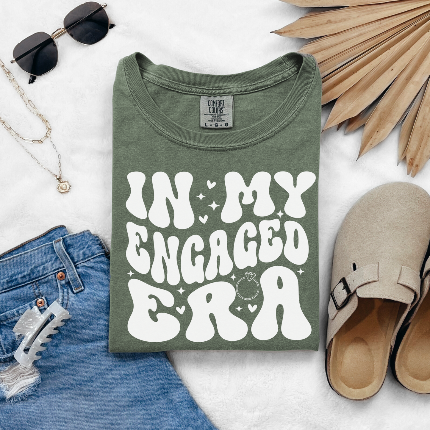 Engagement Shirt Bride Gift❤️‍🔥Premium Vintage Look🔥Comfort Colors Shirt© 1717- 100%Cotton