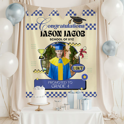 Custom Graduation Backdrop Banner- #3