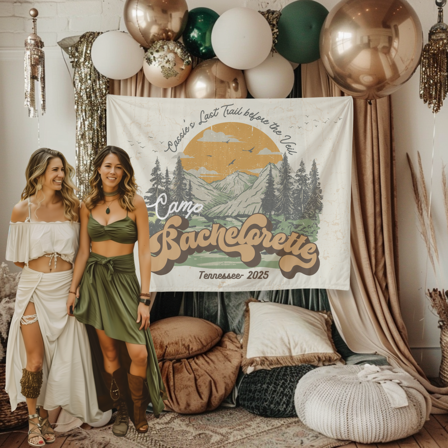 Camp Bachelorette Banner – Custom Bach Décor | #38