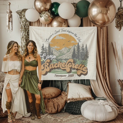 Camp Bachelorette Banner – Custom Bach Décor | #38
