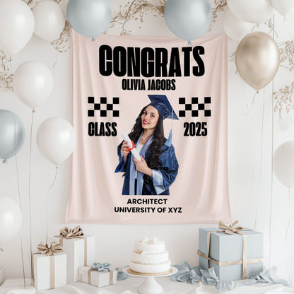 Custom Graduation Backdrop Banner- #4