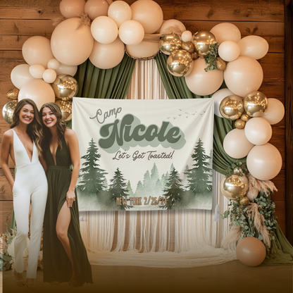 Camping Bachelorette Banner – Custom Bach Décor | #40