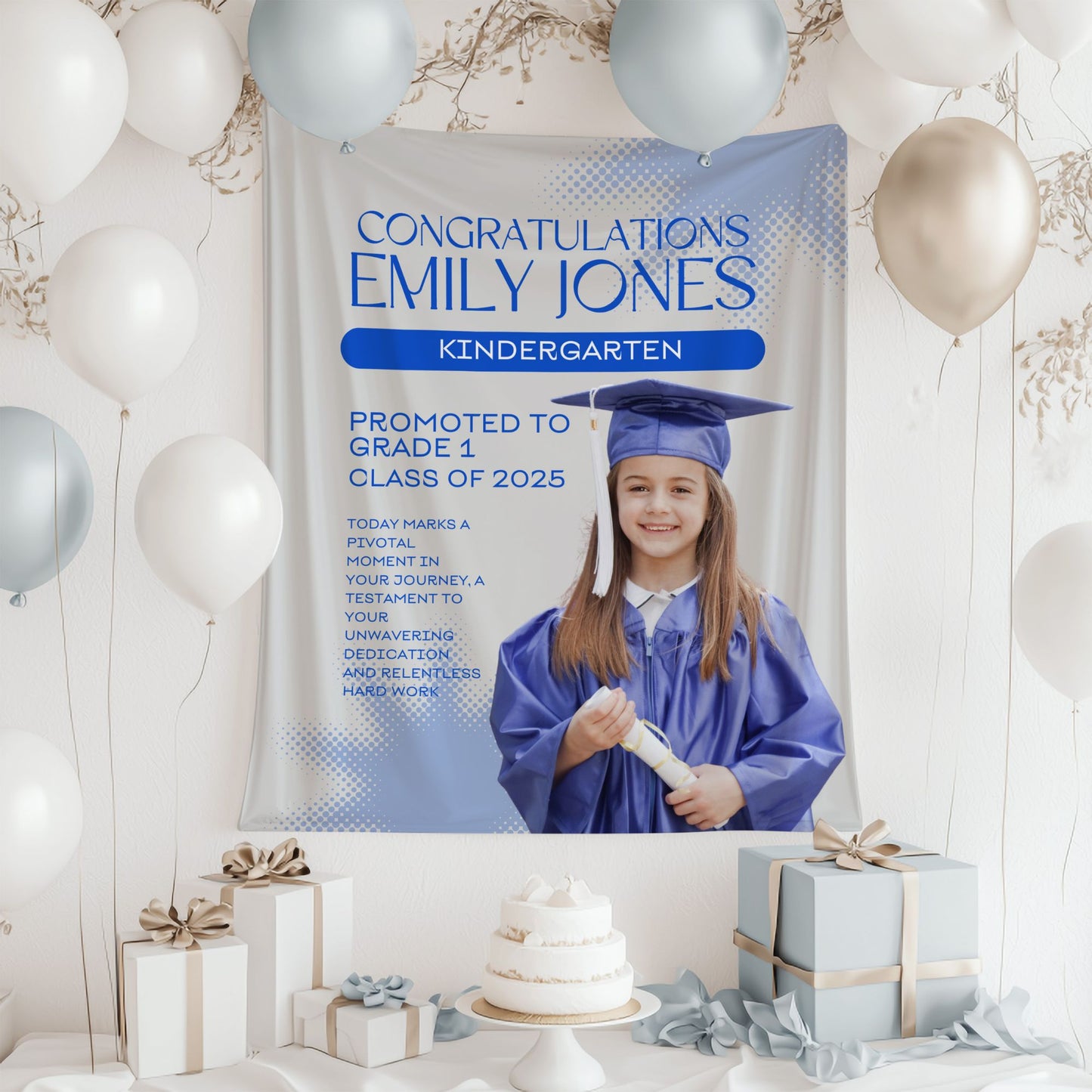 Custom Graduation Backdrop Banner- #6