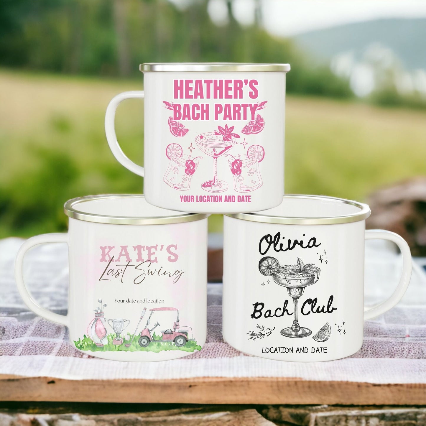 Custom Enamel Mug- Unbreakable