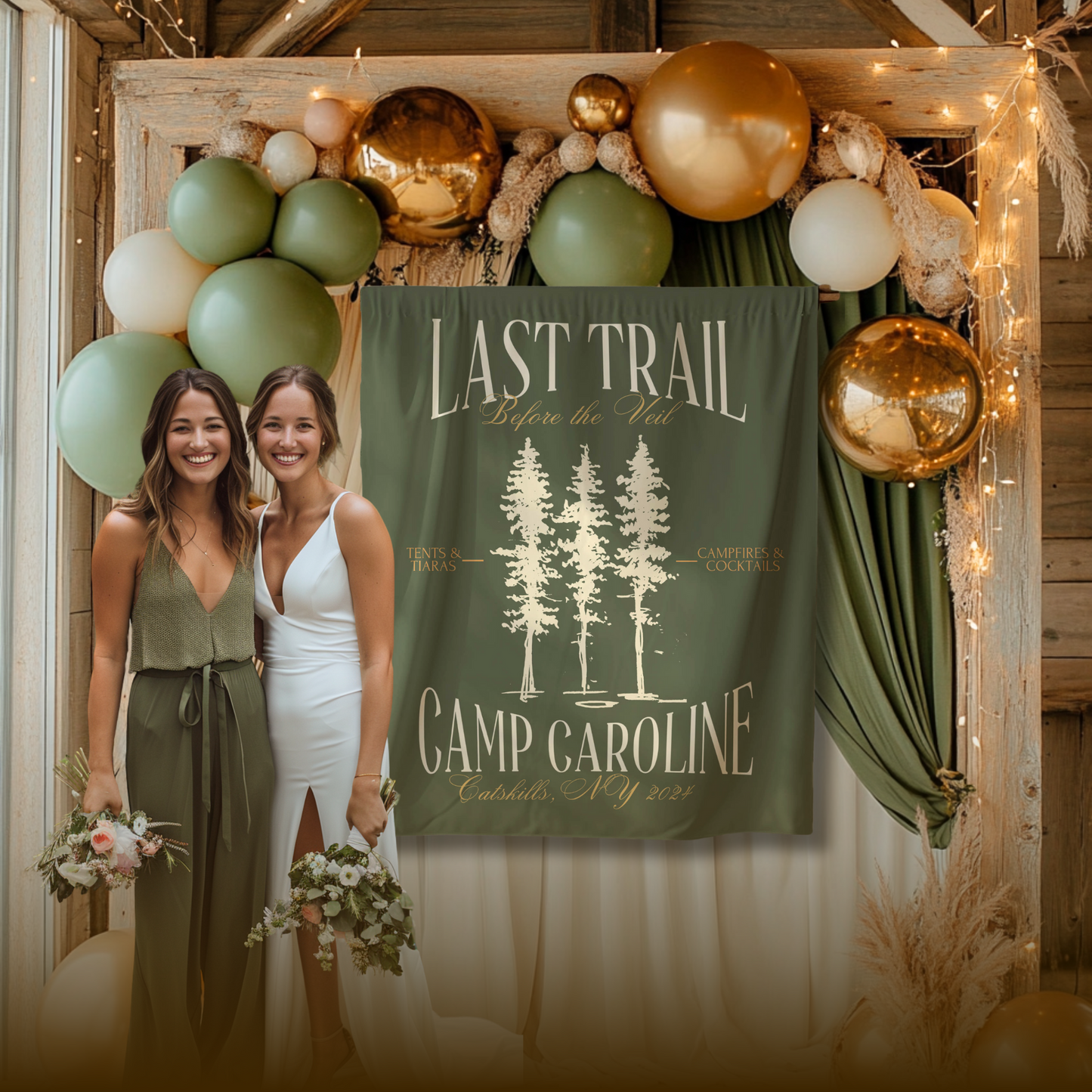 Hiking Bachelorette Banner – Custom Bach Décor | #65