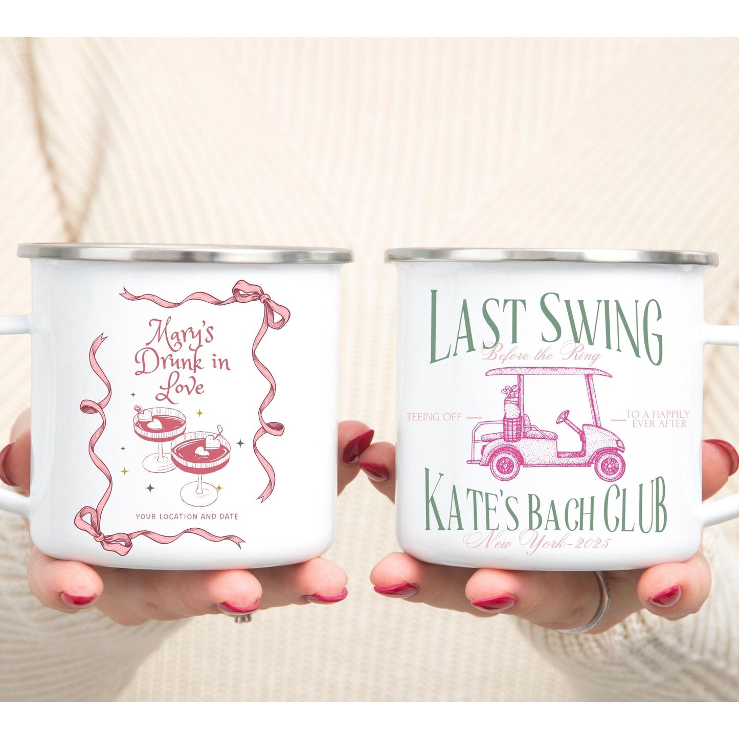 Custom Enamel Mug- Unbreakable