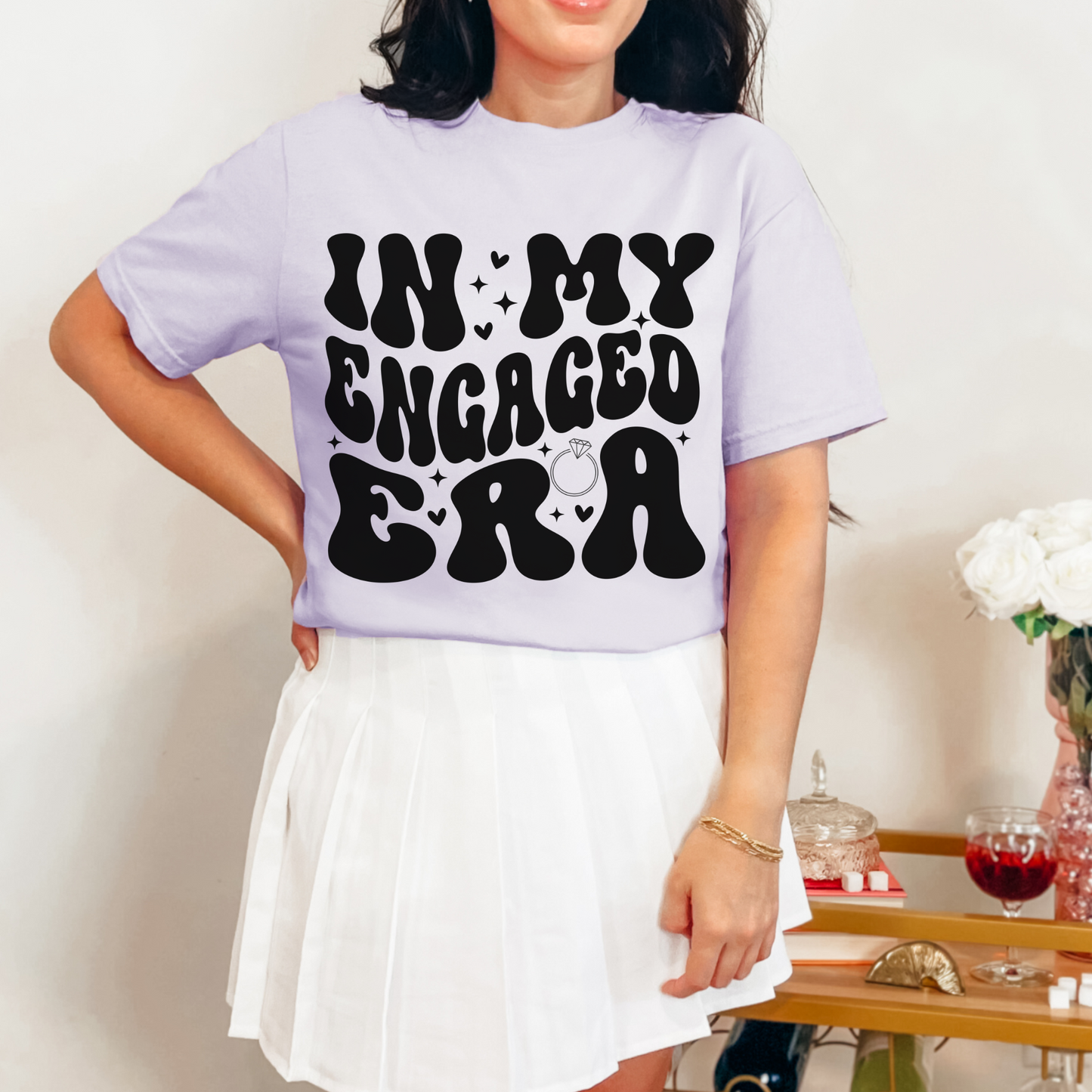 Engagement Shirt Bride Gift❤️‍🔥Premium Vintage Look🔥Comfort Colors Shirt© 1717- 100%Cotton