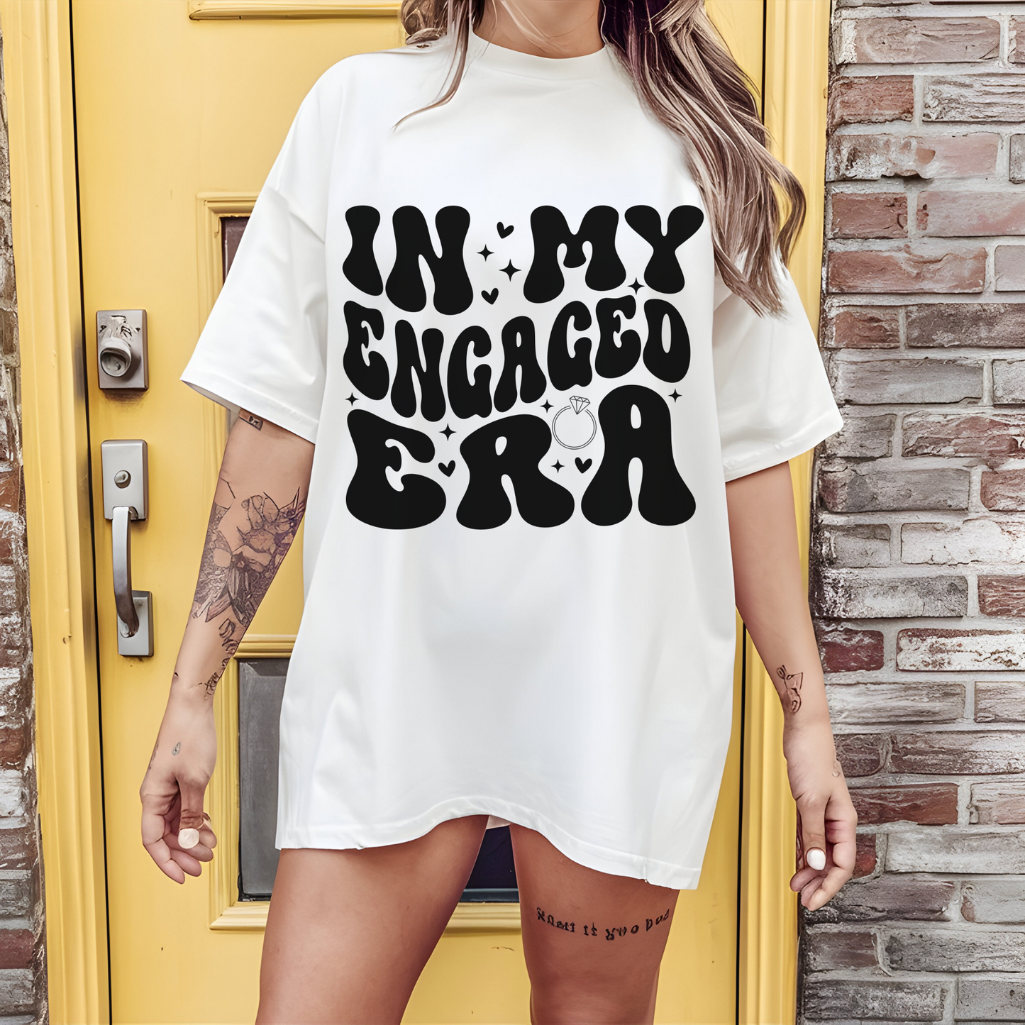 Engagement Shirt Bride Gift❤️‍🔥Premium Vintage Look🔥Comfort Colors Shirt© 1717- 100%Cotton