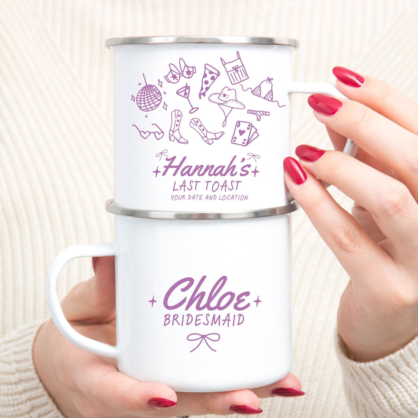 Custom Enamel Mug- Unbreakable