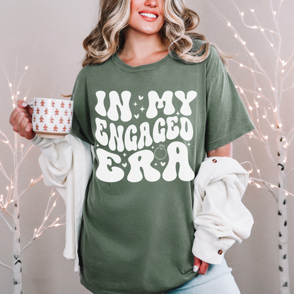 Engagement Shirt Bride Gift❤️‍🔥Premium Vintage Look🔥Comfort Colors Shirt© 1717- 100%Cotton