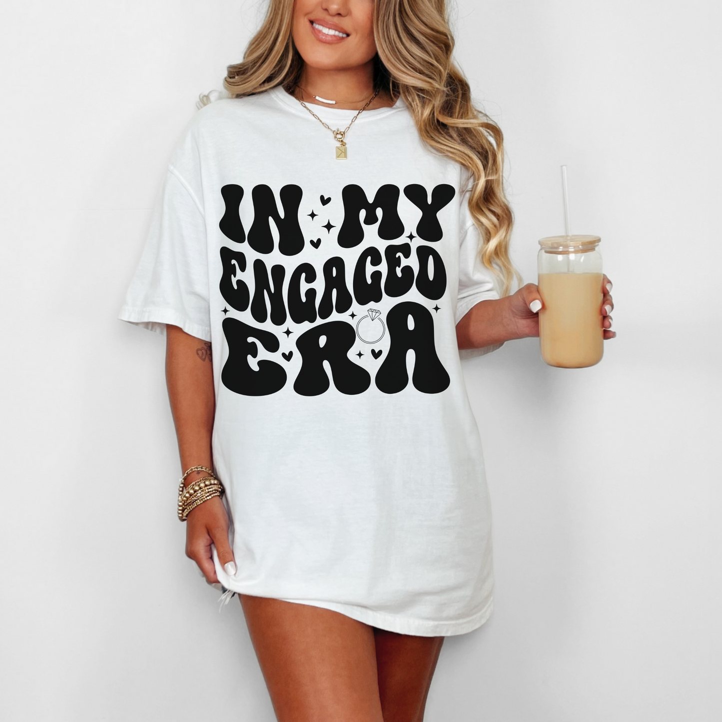 Engagement Shirt Bride Gift❤️‍🔥Premium Vintage Look🔥Comfort Colors Shirt© 1717- 100%Cotton