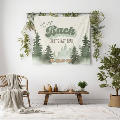 Camping Bachelorette Banner – Custom Bach Décor | #40