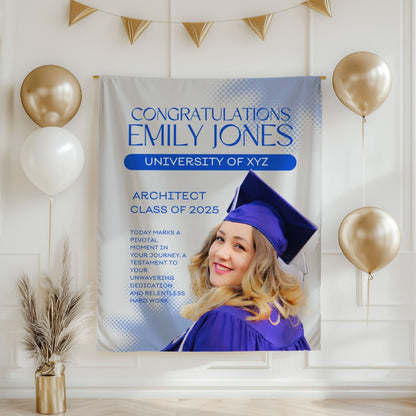 Custom Graduation Backdrop Banner- #6