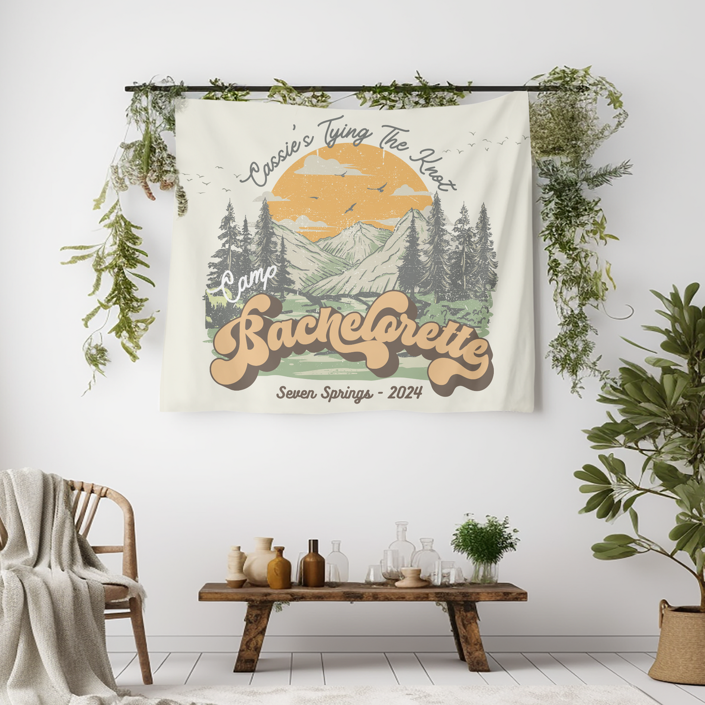 Camp Bachelorette Banner – Custom Bach Décor | #38