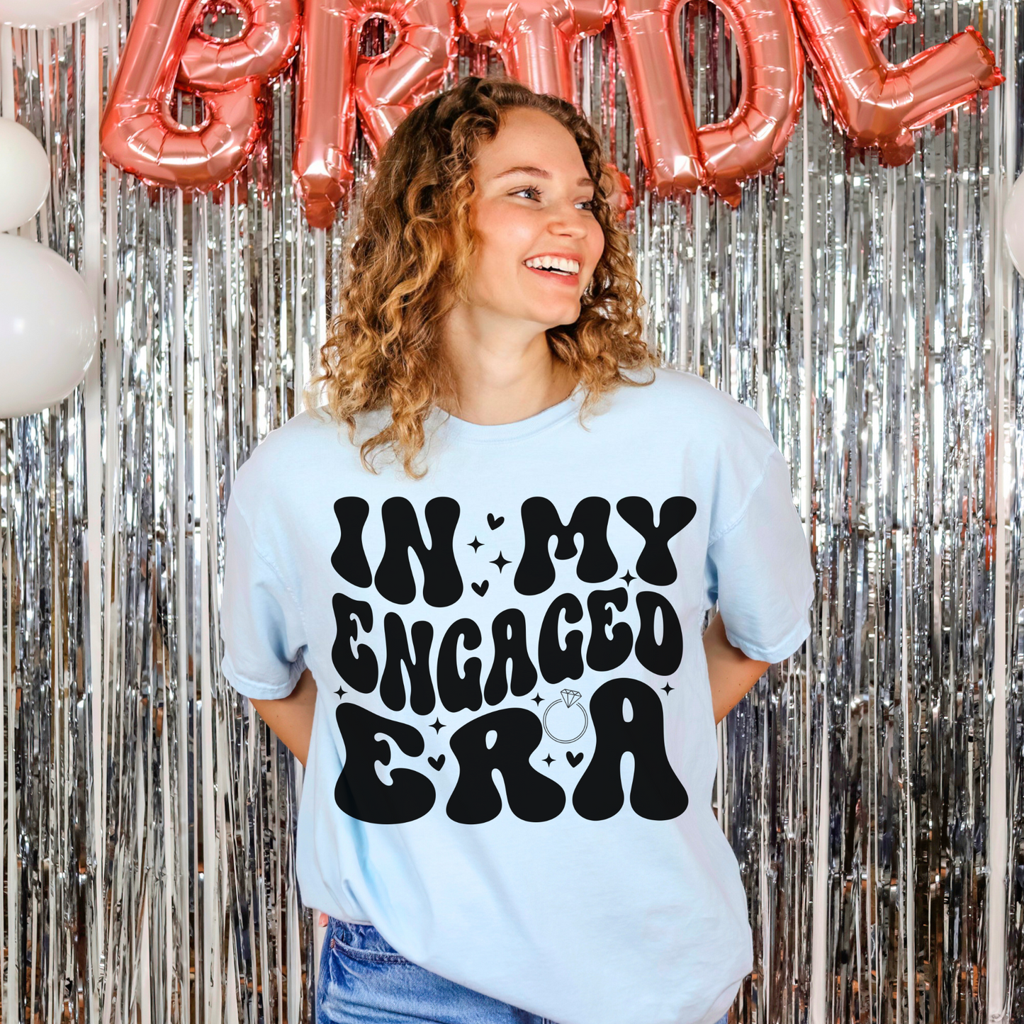 🎁 Engagement Shirt Bride Gift❤️‍🔥Premium Vintage Look🔥Comfort Colors Shirt© 1717- 100%Cotton (100% off)