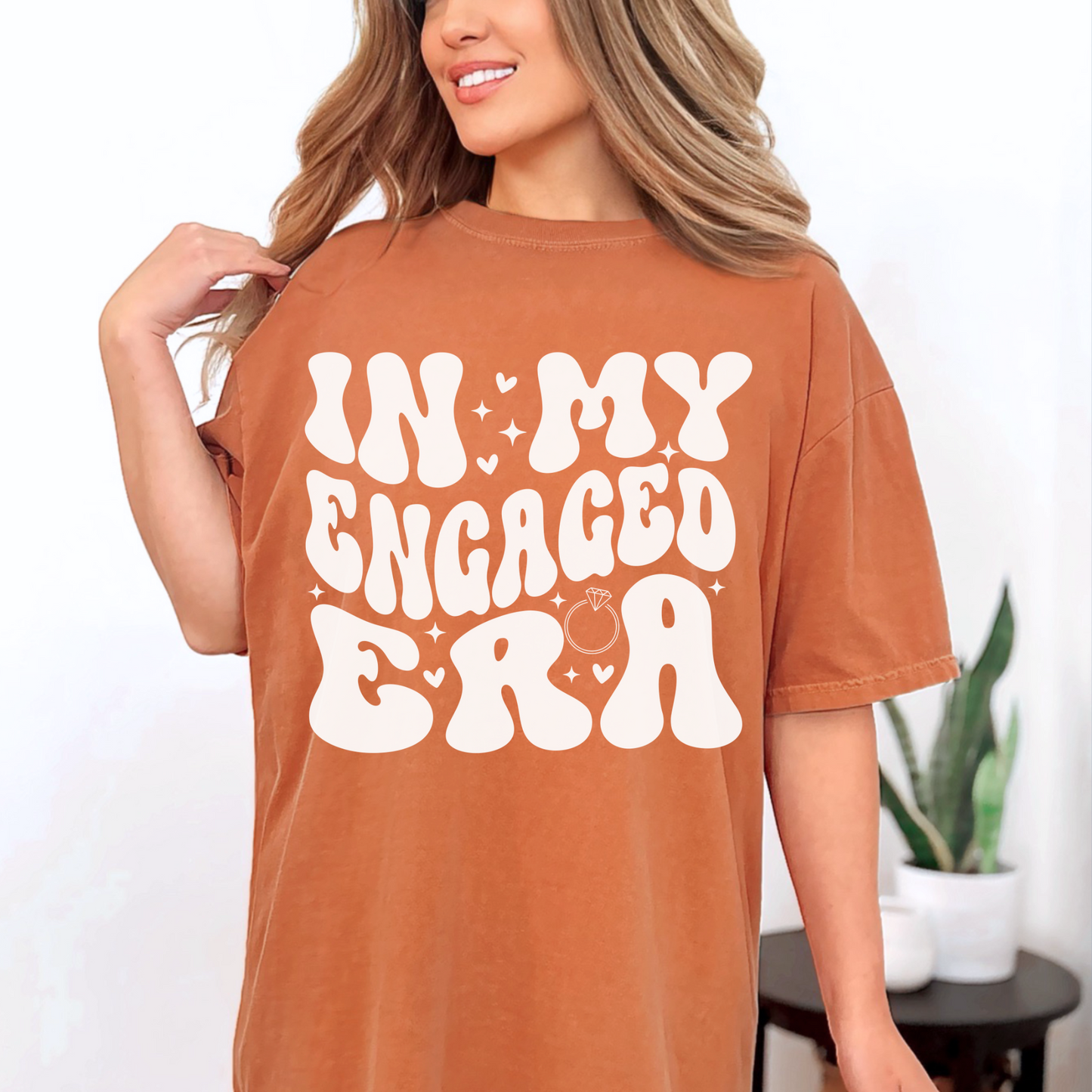 🎁 Engagement Shirt Bride Gift❤️‍🔥Premium Vintage Look🔥Comfort Colors Shirt© 1717- 100%Cotton (100% off)