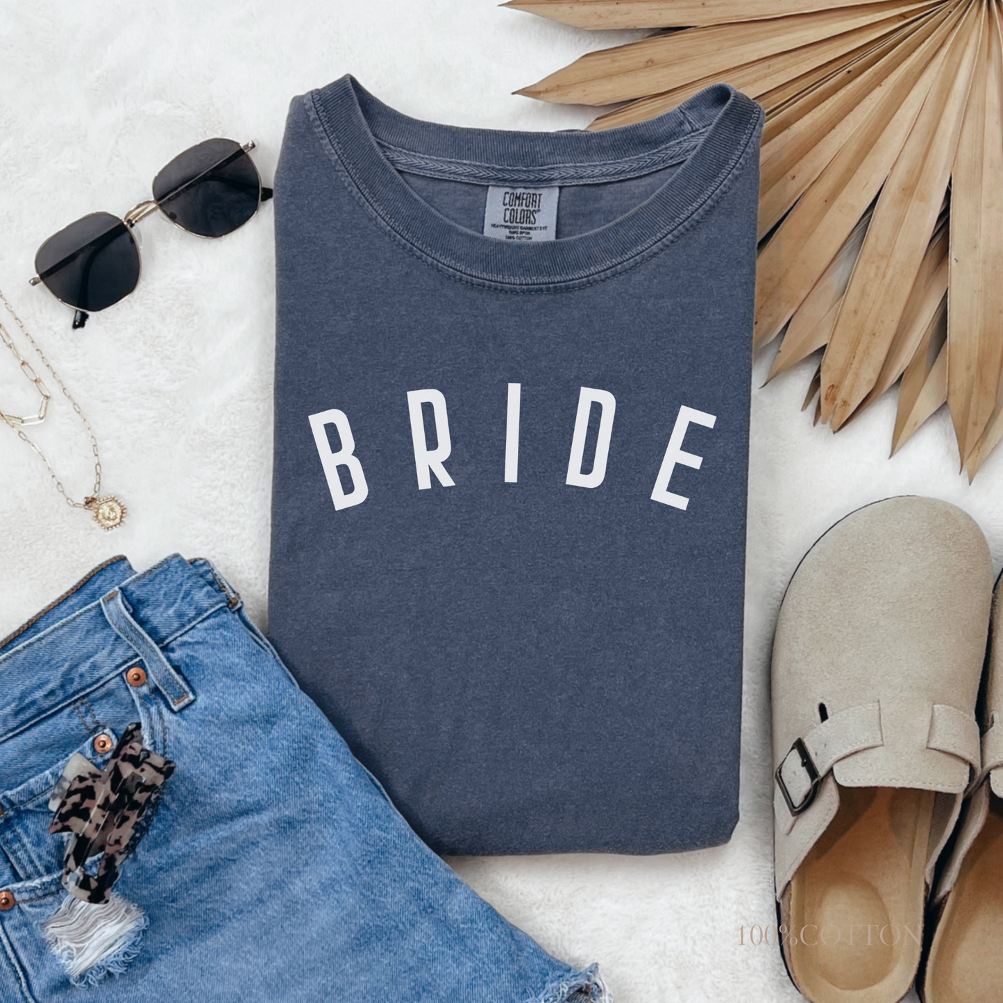 Minimalist Bride Shirt❤️‍🔥Premium Vintage Look🔥Comfort Colors Shirt© 1717- 100%Cotton