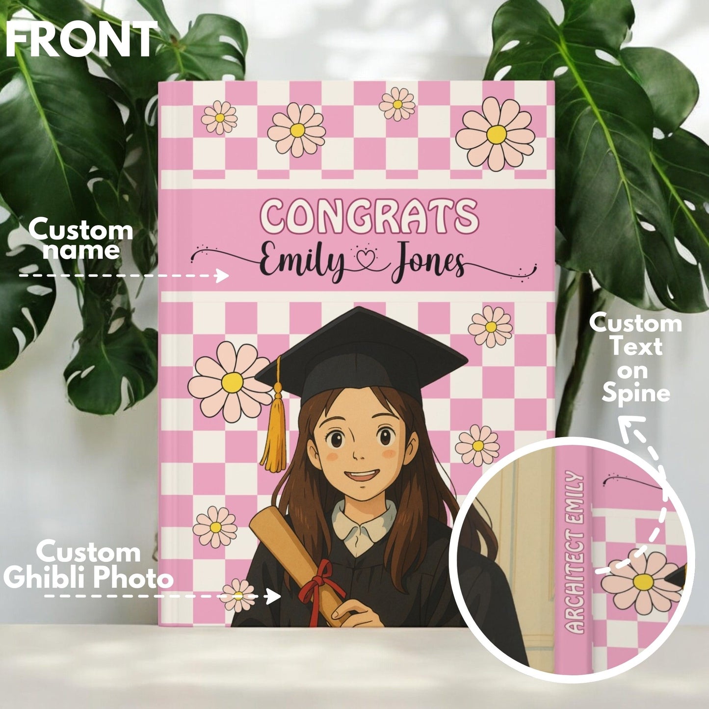 Retro Ghibli Custom Photo Graduation Journal #2