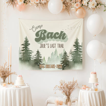 Camping Bachelorette Banner – Custom Bach Décor | #40