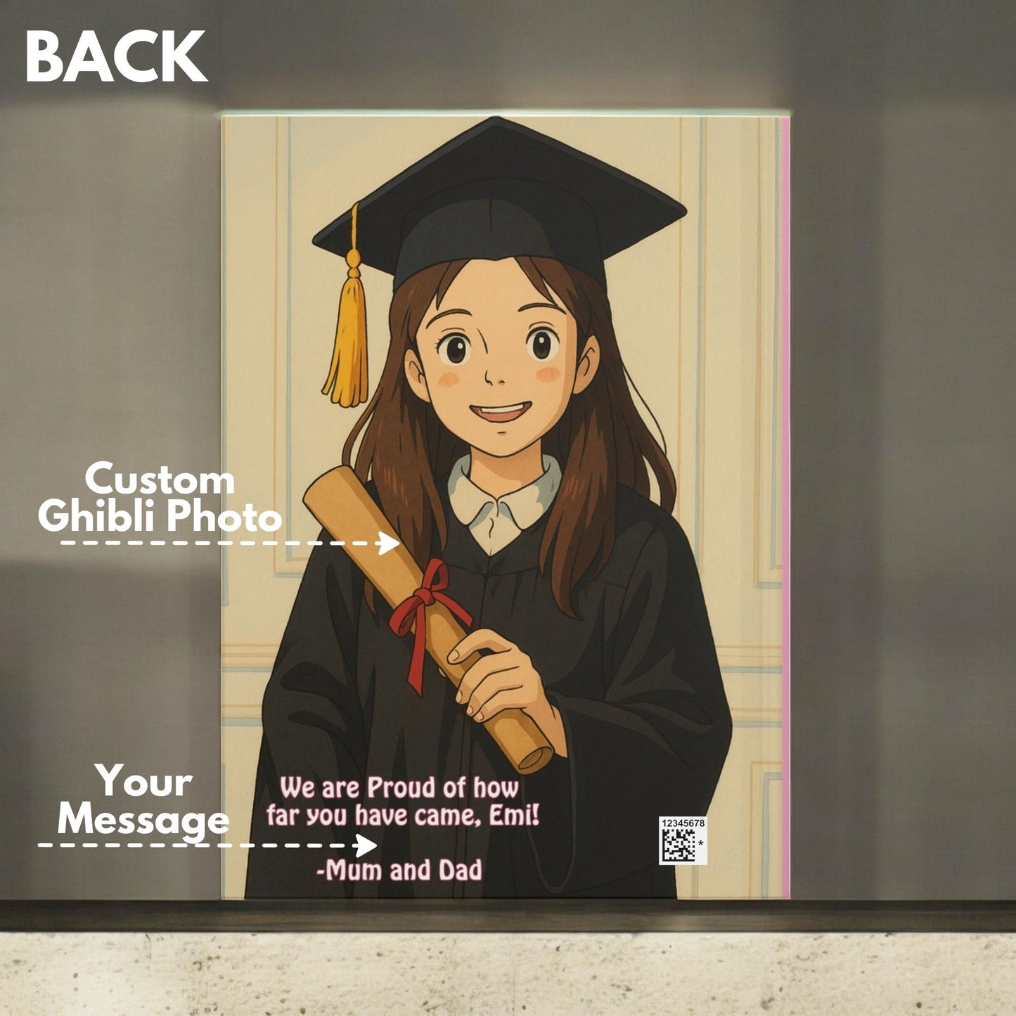 Retro Ghibli Custom Photo Graduation Journal #2