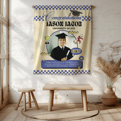 Custom Graduation Backdrop Banner- #3
