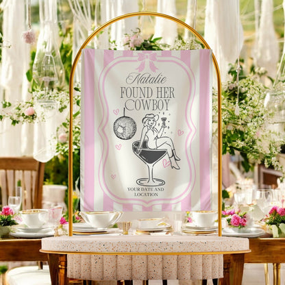 Trendy Mix theme Bachelorette Banner – Custom Bach Décor | #30