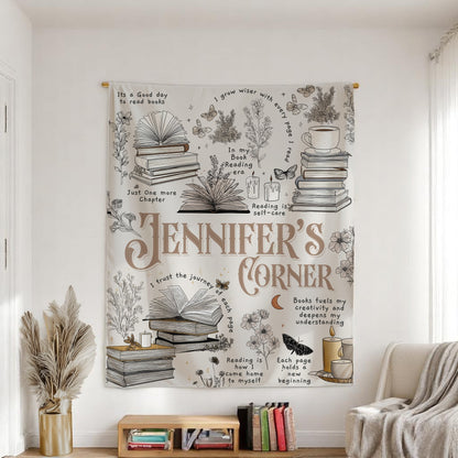 Custom Reading Wall Tapestry
