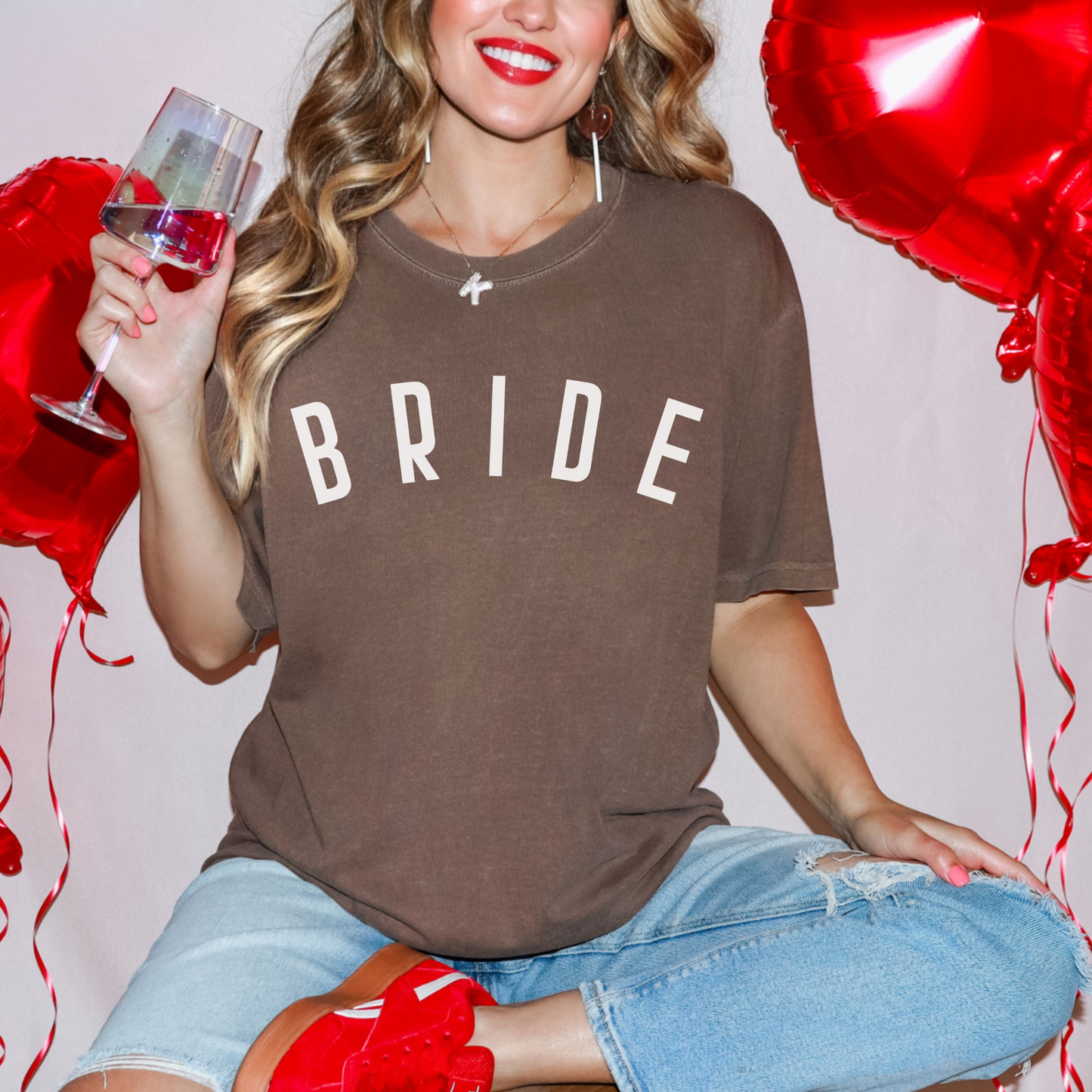 🎁 Minimalist Bride Shirt❤️‍🔥Premium Vintage Look🔥Comfort Colors Shirt© 1717- 100%Cotton (100% off)