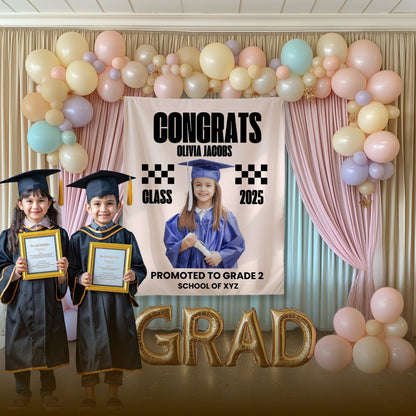 Custom Graduation Backdrop Banner- #4