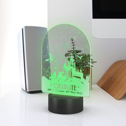Custom Wizard Star Map - LED Laser Etched Acrylic Plaque