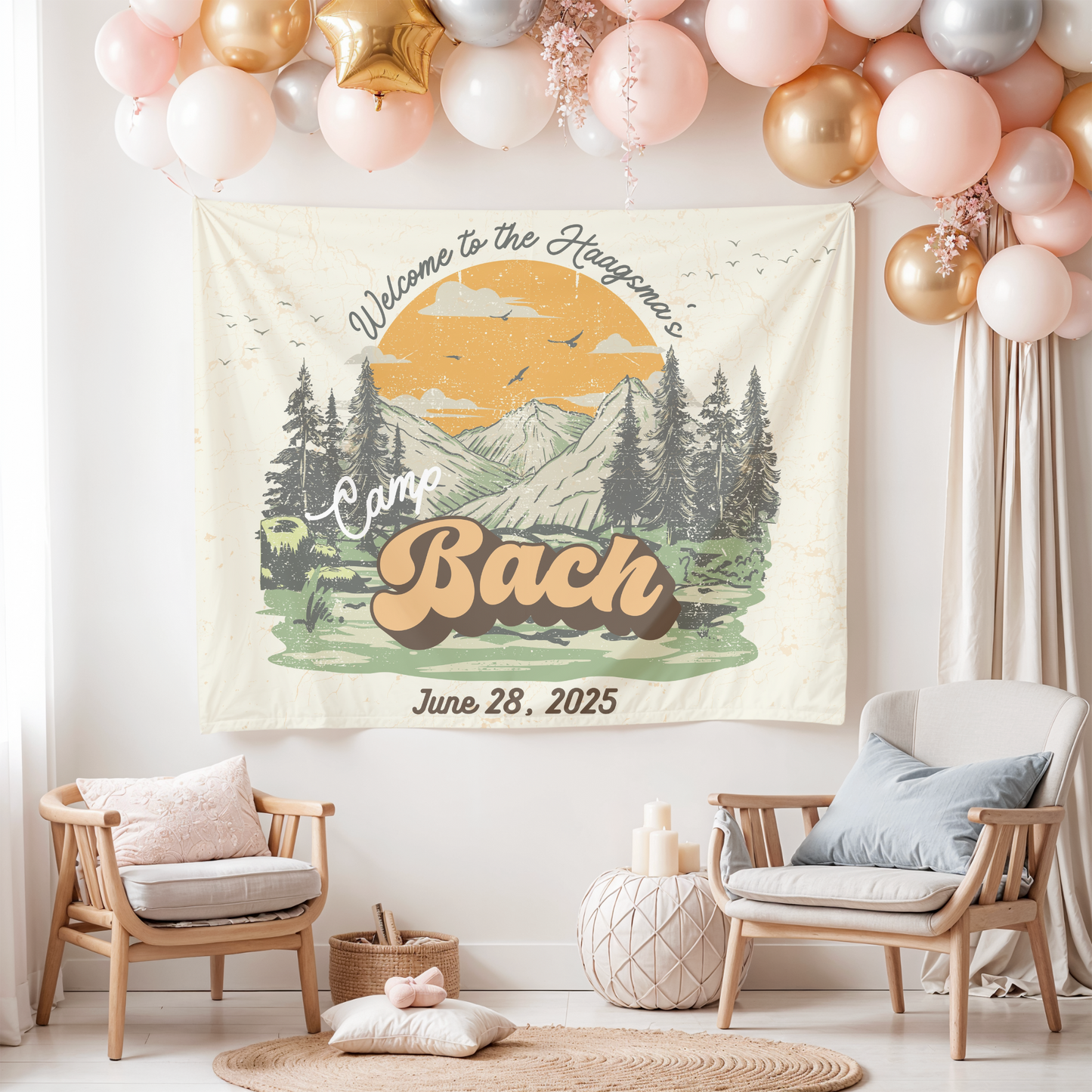 Camp Bachelorette Banner – Custom Bach Décor | #38