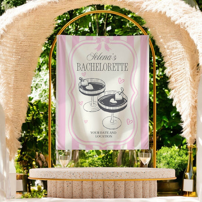 Trendy Mix theme Bachelorette Banner – Custom Bach Décor | #30