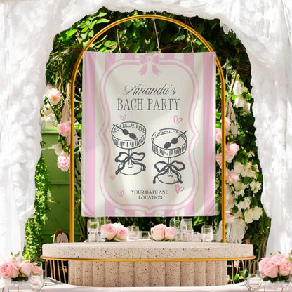 Trendy Mix theme Bachelorette Banner – Custom Bach Décor | #30