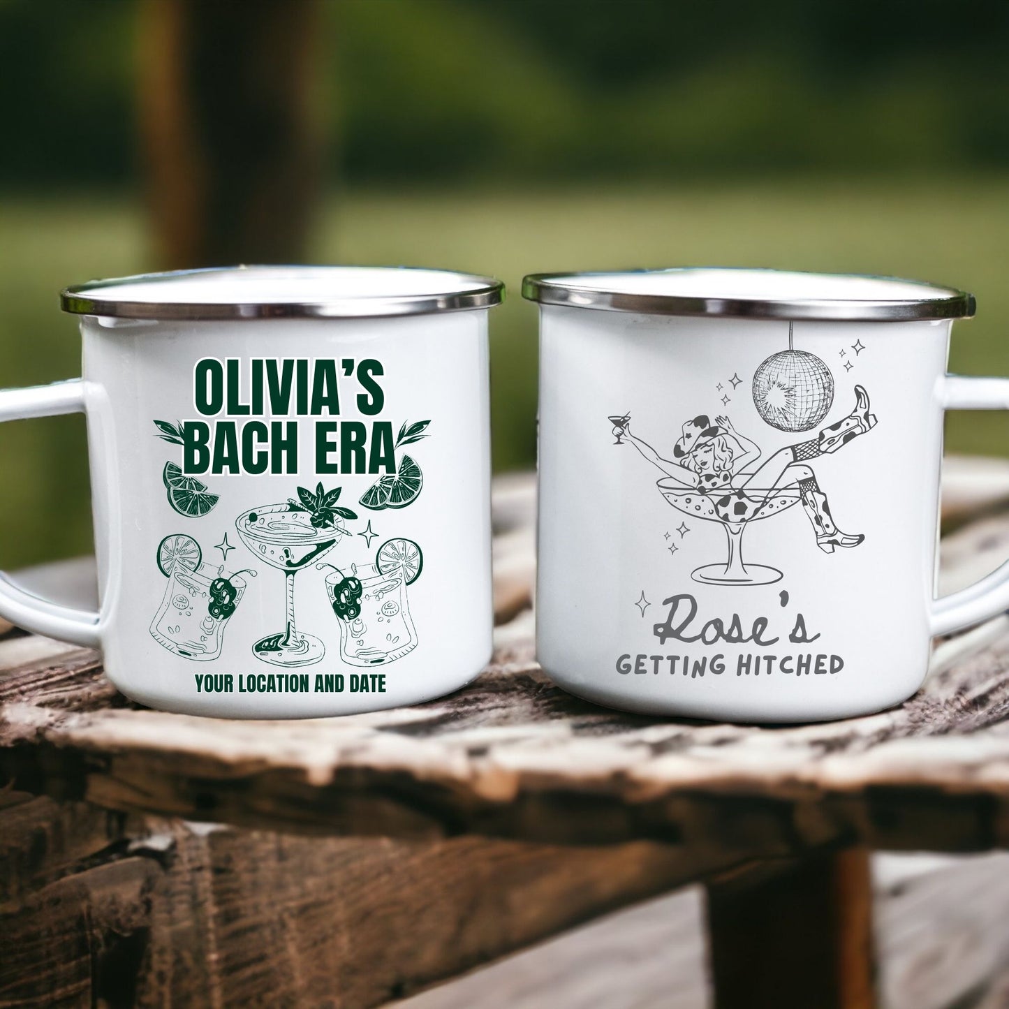 Custom Enamel Mug- Unbreakable
