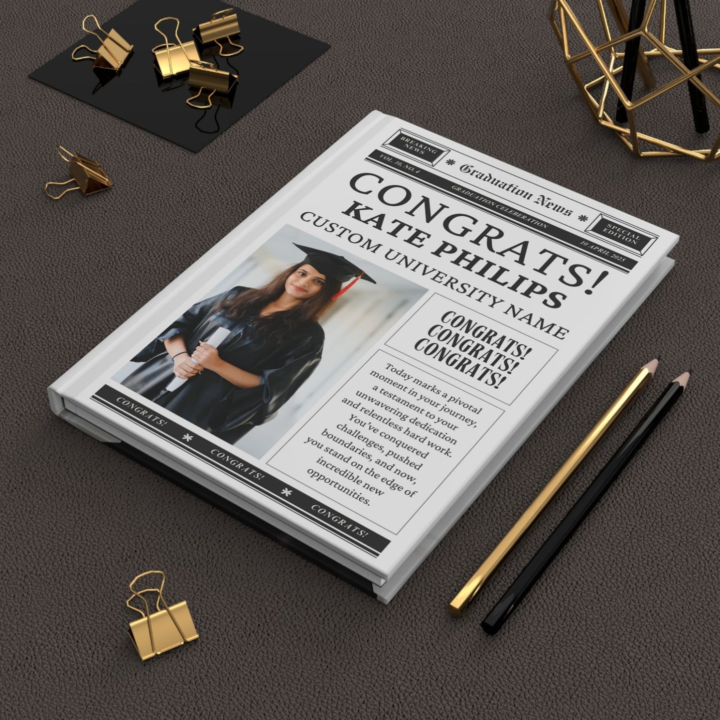 Newspaper Graduation Journal #1