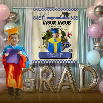 Custom Graduation Backdrop Banner- #3