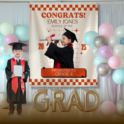 Custom Graduation Backdrop Banner- #8