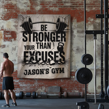 Personalized Gym Tapestry