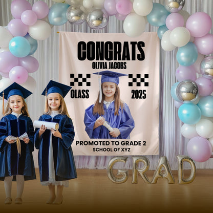 Custom Graduation Backdrop Banner- #4