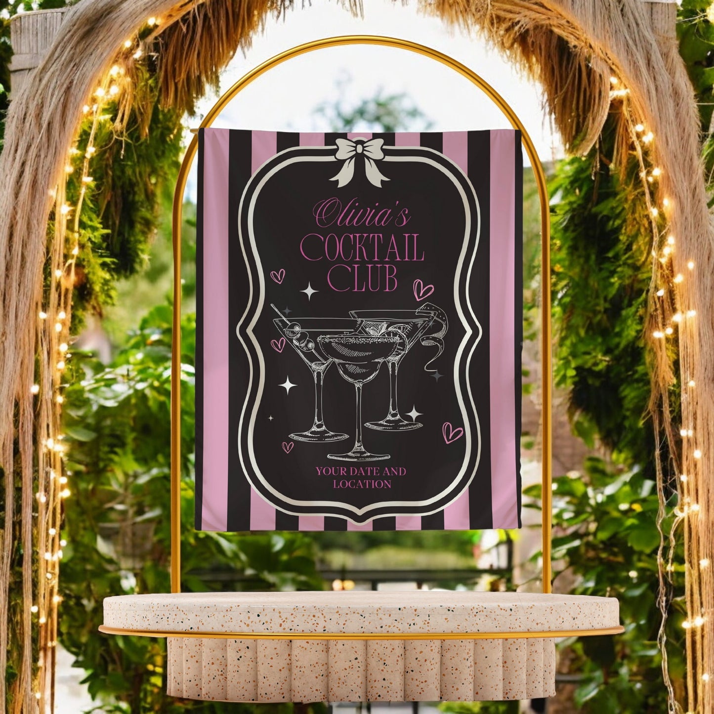 Disco Cowgirl Banner– Custom Bach Décor | #31