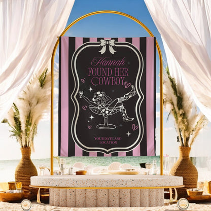 Disco Cowgirl Banner– Custom Bach Décor | #31