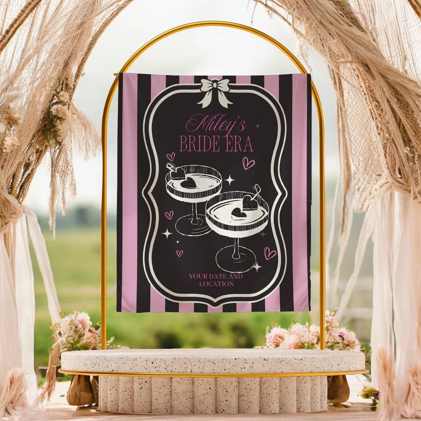 Disco Cowgirl Banner– Custom Bach Décor | #31