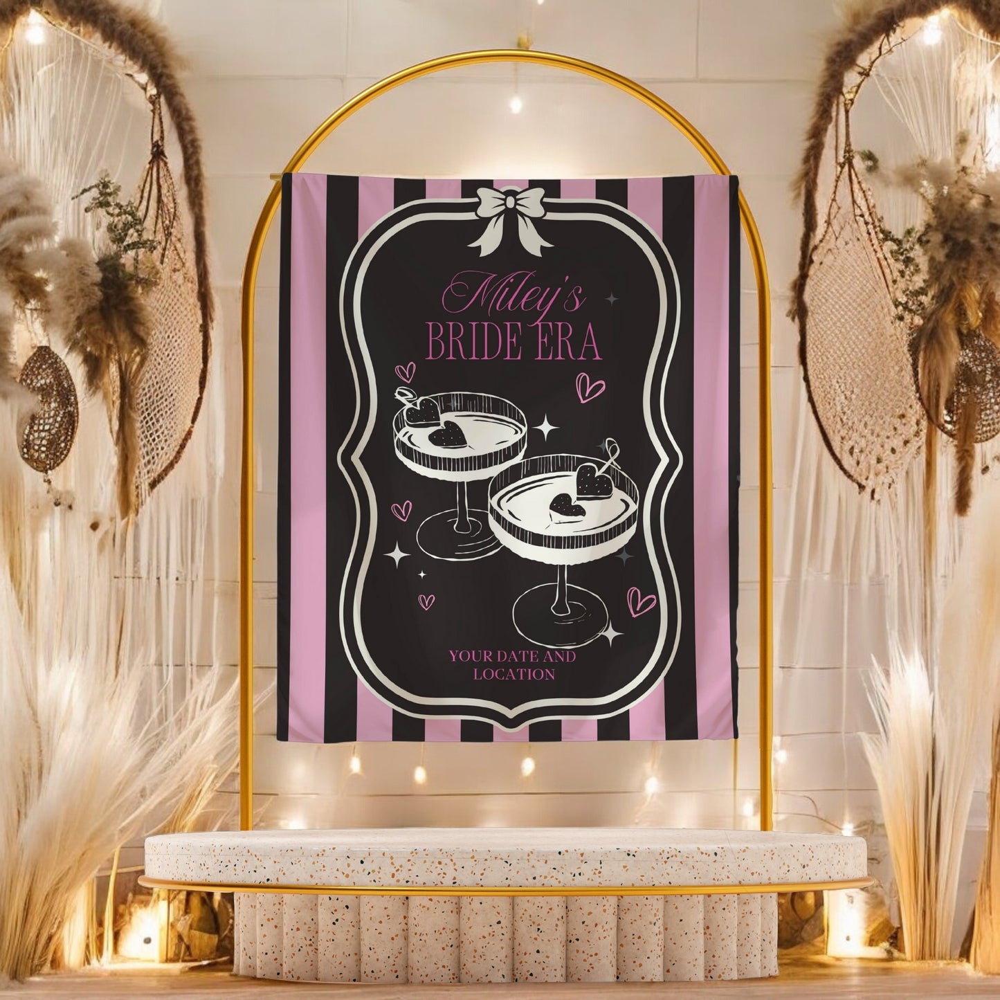 Disco Cowgirl Banner– Custom Bach Décor | #31