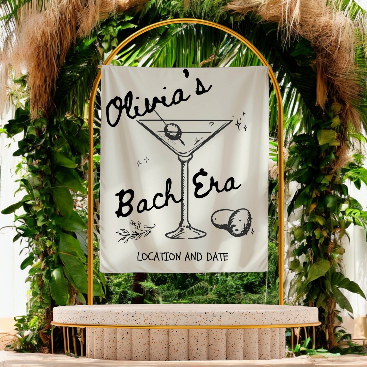 Trendy Bachelorette Banner-– Custom Bach Décor | #32
