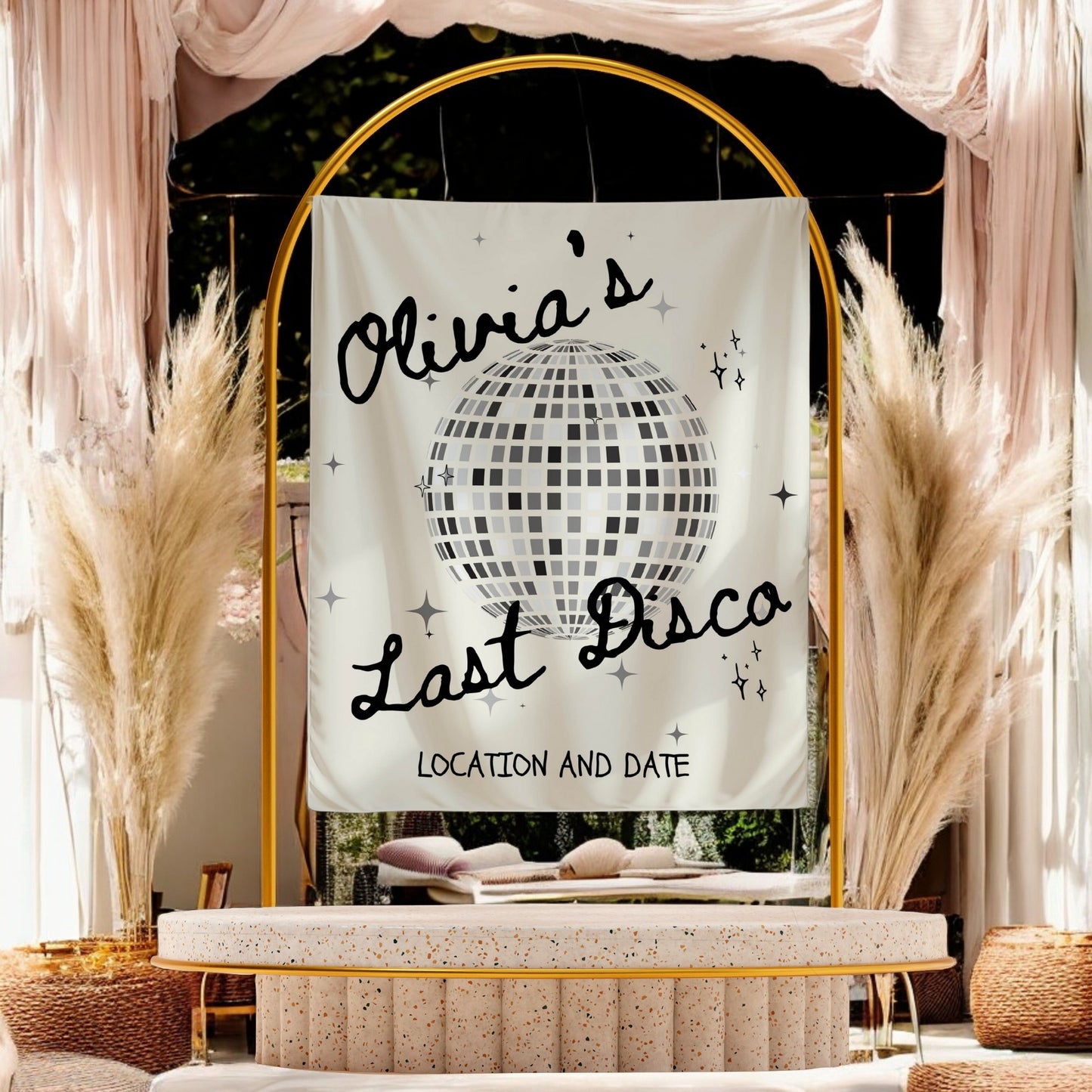 Trendy Bachelorette Banner-– Custom Bach Décor | #32